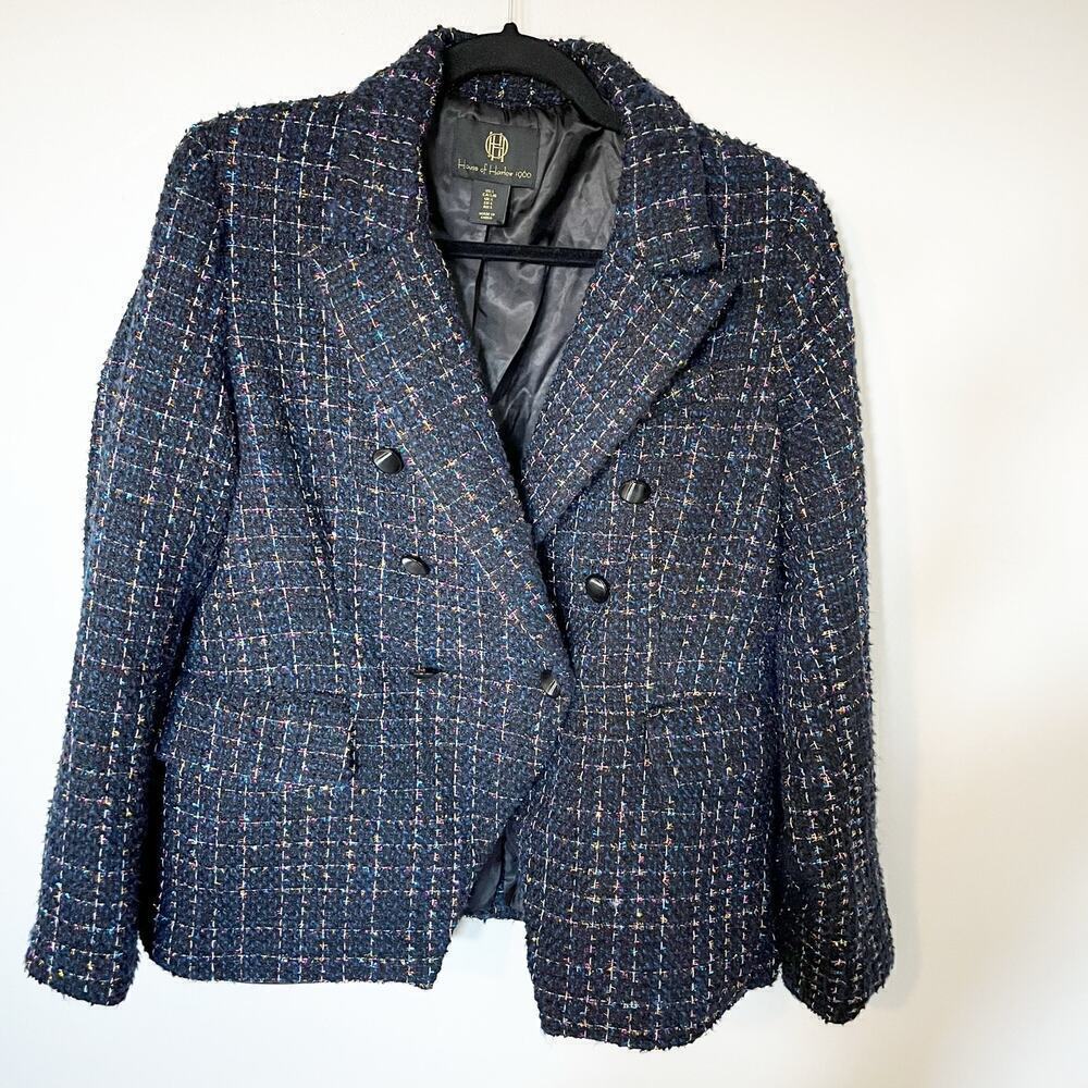 House of Harlow 1960 double breasted metallic tween blazer women’s large
